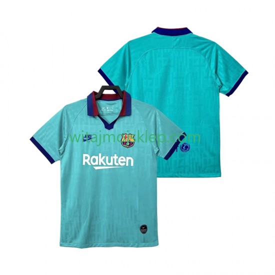 Koszulka FC Barcelona 2019 2020 Retro Męska Trzeci Strój Krótkie Rękawy