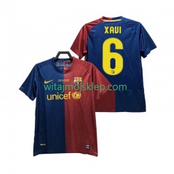 Koszulka FC Barcelona XAVI 6 Champions League 2009 Retro Męska Stroje Domowe 2008 Krótkie Rękawy