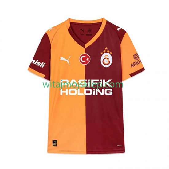 Koszulka Galatasaray Męska Stroje Domowe 2025-2026 Krótkie Rękawy
