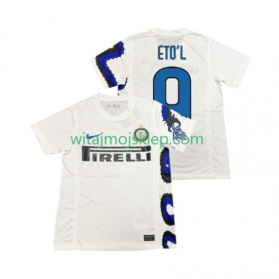 Koszulka Inter Mediolan ETOL 9 Retro Męska Stroje Wyjazdowe 2011 2010 Krótkie Rękawy