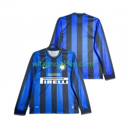 Koszulka Inter Mediolan 2009 Retro Męska Stroje Domowe 2010 Długie Rękawy