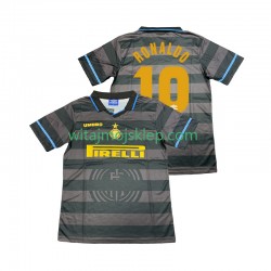Koszulka Inter Mediolan Ronaldo 10 1997 Retro Męska Trzeci Strój 1998 Krótkie Rękawy