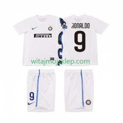 Koszulka Inter Mediolan Ronaldo 9 Retro Dziecięca Stroje Wyjazdowe 2011 2010 Krótkie Rękawy