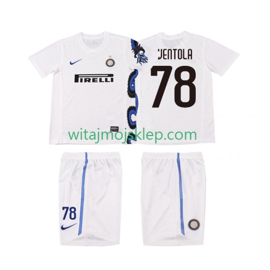 Koszulka Inter Mediolan VENTOLA 78 Retro Dziecięca Stroje Wyjazdowe 2011 2010 Krótkie Rękawy