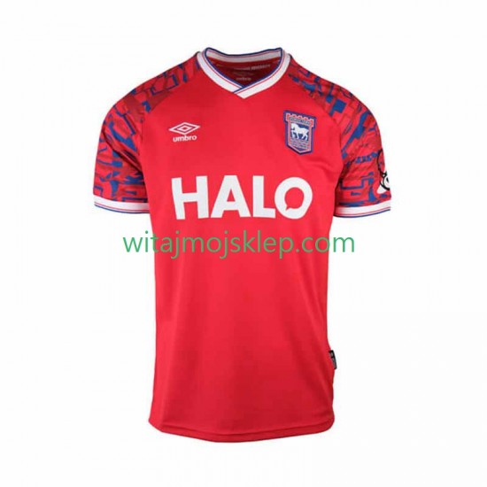 Koszulka Ipswich Town Męska Stroje Wyjazdowe 2025-2026 Krótkie Rękawy