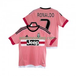 Koszulka Juventus Cristiano Ronaldo 7 2016 2017 Retro Męska Stroje Wyjazdowe Krótkie Rękawy
