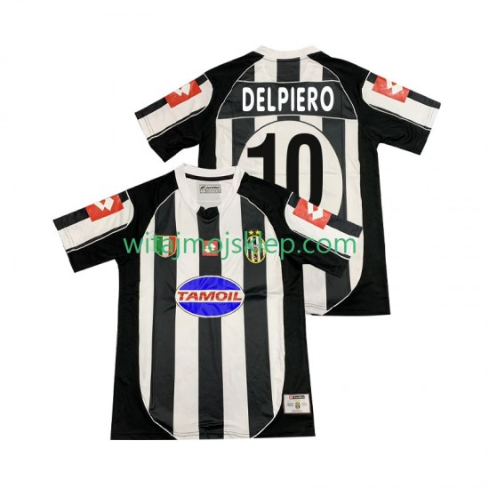 Koszulka Juventus DEL PIERO 10 2003 Retro Męska Stroje Domowe 2002 Krótkie Rękawy