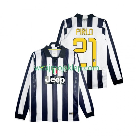 Koszulka Juventus Pirlo 21 2014 2015 Retro Męska Stroje Domowe Długie Rękawy