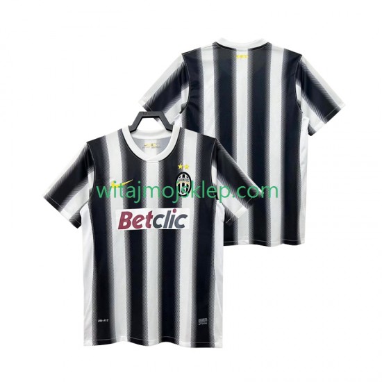 Koszulka Juventus 2012 Retro Męska Stroje Domowe 2011 Krótkie Rękawy