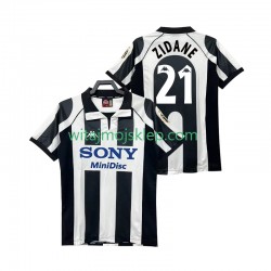 Koszulka Juventus ZIDANE 21 1997 Retro Męska Stroje Domowe 1998 Krótkie Rękawy
