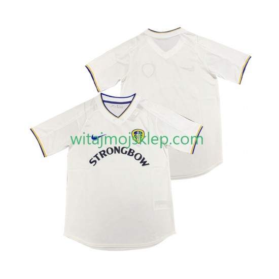 Koszulka Leeds United 2000 2001 Retro Męska Stroje Domowe Krótkie Rękawy