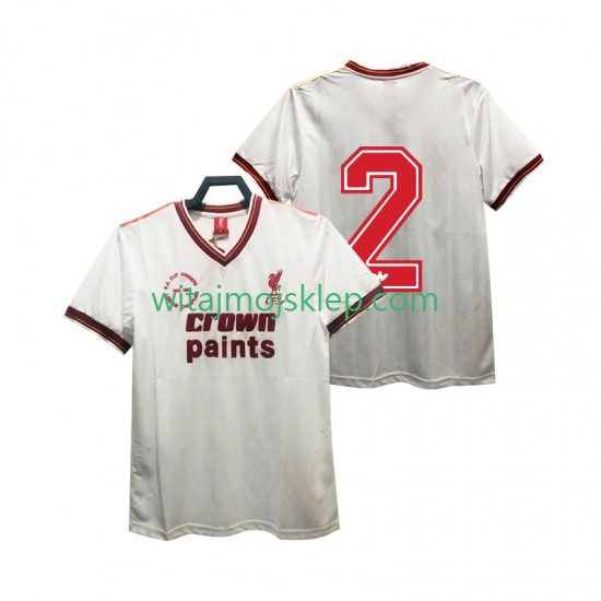 Koszulka Liverpool 2 1985 1986 Retro Męska Stroje Wyjazdowe Krótkie Rękawy