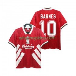 Koszulka Liverpool BARNES 10 1993 1995 Retro Męska Stroje Domowe Krótkie Rękawy