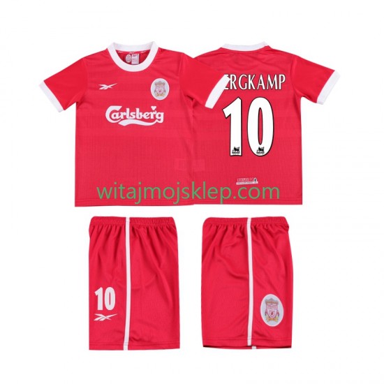 Koszulka Liverpool BERGKAMP 10 LWP 1997 Retro Dziecięca Stroje Domowe 1998 Krótkie Rękawy