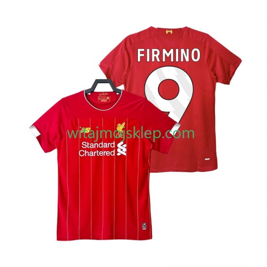 Koszulka Liverpool FIRMINO 9 2019 2020 Retro Męska Stroje Domowe Krótkie Rękawy