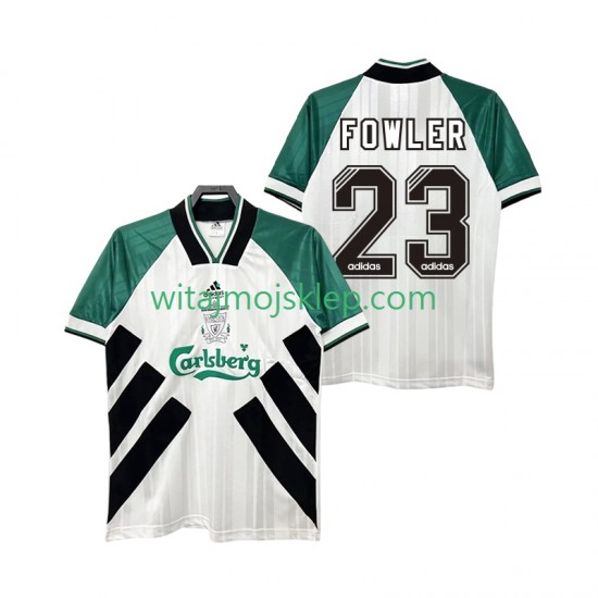 Koszulka Liverpool FOWLER 23 1993 1995 Retro Męska Stroje Wyjazdowe Krótkie Rękawy