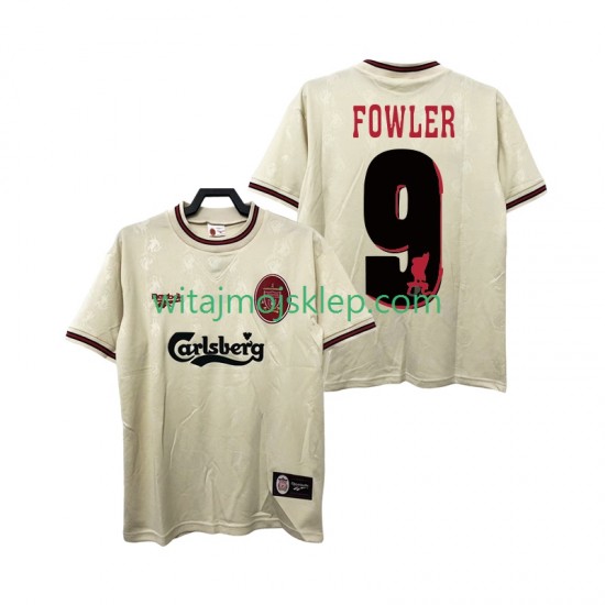 Koszulka Liverpool FOWLER 9 1996 1997 Retro Męska Stroje Wyjazdowe Krótkie Rękawy