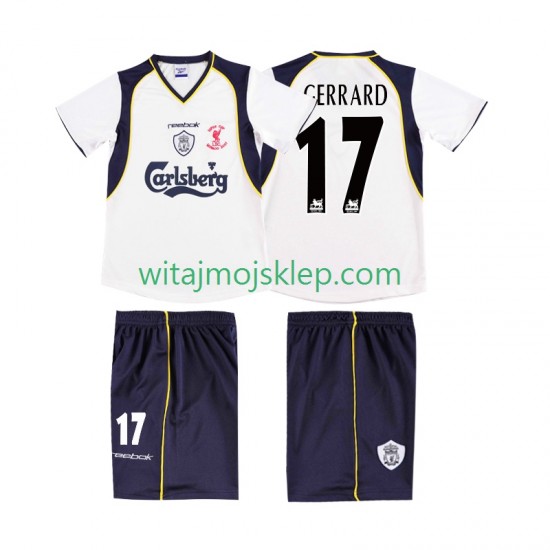 Koszulka Liverpool GERRARD 17 LWP 2001 Retro Męska Stroje Wyjazdowe 2002 Krótkie Rękawy