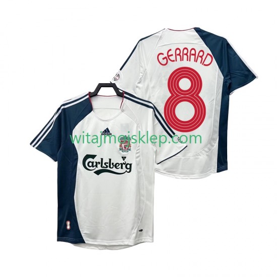 Koszulka Liverpool GERRARD 8 Retro Męska Stroje Wyjazdowe 2008 2006 Krótkie Rękawy
