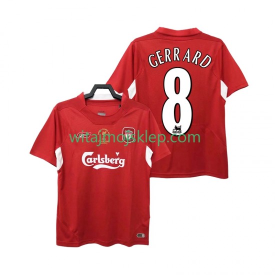 Koszulka Liverpool GERRARD 8 2005 Retro Męska Stroje Domowe 2004 Krótkie Rękawy