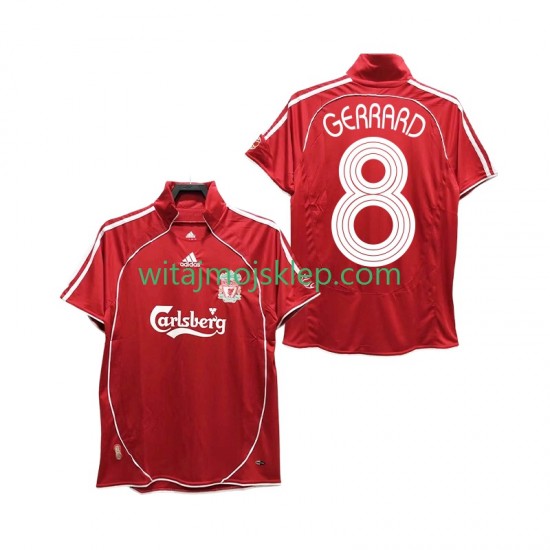 Koszulka Liverpool GERRARD 8 Retro Męska Stroje Domowe 2008 2006 Krótkie Rękawy