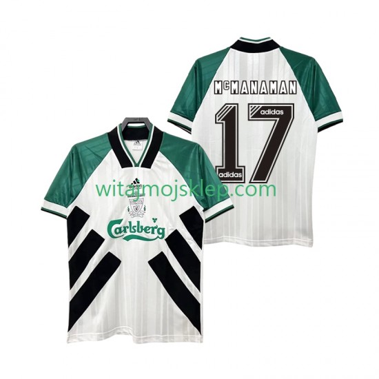 Koszulka Liverpool MCMANAMAN 17 1993 1995 Retro Męska Stroje Wyjazdowe Krótkie Rękawy