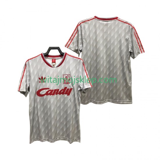 Koszulka Liverpool 1989 1991 Retro Męska Stroje Wyjazdowe Krótkie Rękawy