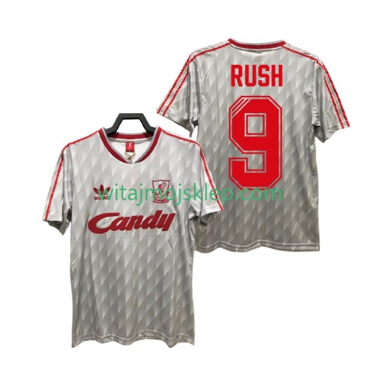 Koszulka Liverpool Rush 9 1989 1991 Retro Męska Stroje Wyjazdowe Krótkie Rękawy