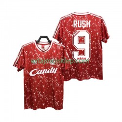Koszulka Liverpool Rush 9 1989 1991 Retro Męska Stroje Domowe Krótkie Rękawy