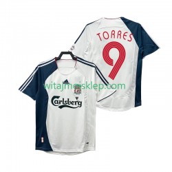 Koszulka Liverpool Torres 9 Retro Męska Stroje Wyjazdowe 2008 2006 Krótkie Rękawy