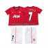 Koszulka Manchester United BECKHAM 7 2012 2013 Retro Dziecięca Stroje Domowe Krótkie Rękawy