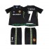 Koszulka Manchester United Beckham 7 Retro Dziecięca Trzeci Strój 1998 1999 Krótkie Rękawy