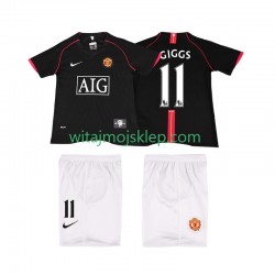 Koszulka Manchester United GIGGS 11 2007 Retro Dziecięca Stroje Wyjazdowe 2008 Krótkie Rękawy