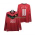 Koszulka Manchester United GIGGS 11 2009 Retro Męska Stroje Domowe 2010 Długie Rękawy
