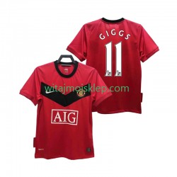 Koszulka Manchester United GIGGS 11 2009 Retro Męska Stroje Domowe 2010 Krótkie Rękawy