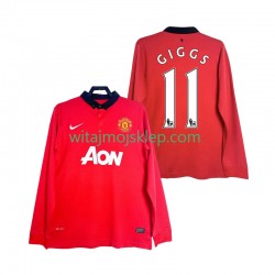 Koszulka Manchester United GIGGS 11 2013 2014 Retro Męska Stroje Domowe Długie Rękawy