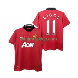Koszulka Manchester United GIGGS 11 2013 2014 Retro Męska Stroje Domowe Krótkie Rękawy