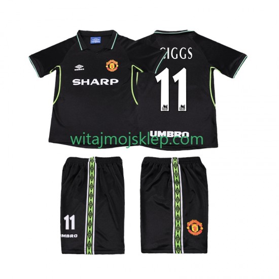 Koszulka Manchester United GIGGS 11 Retro Dziecięca Trzeci Strój 1998 1999 Krótkie Rękawy