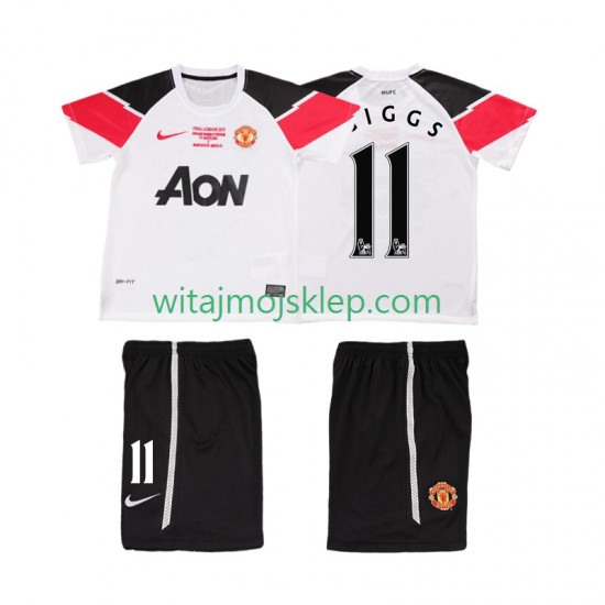 Koszulka Manchester United GIGGS 11 Champions League 2012 Retro Dziecięca Trzeci Strój 2011 Krótkie Rękawy