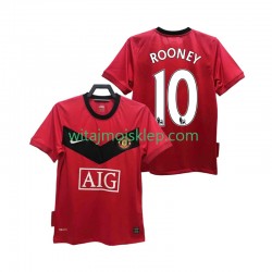 Koszulka Manchester United ROONEY 10 2009 Retro Męska Stroje Domowe 2010 Krótkie Rękawy