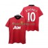Koszulka Manchester United ROONEY 10 2013 2014 Retro Męska Stroje Domowe Krótkie Rękawy