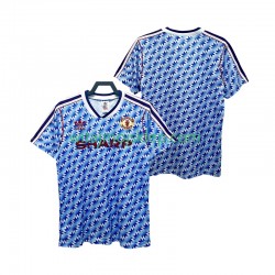 Koszulka Manchester United 1990 1992 Retro Męska Stroje Wyjazdowe Krótkie Rękawy