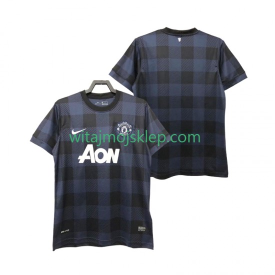 Koszulka Manchester United 2013 2014 Retro Męska Stroje Wyjazdowe Krótkie Rękawy