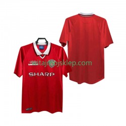 Koszulka Manchester United 2000 Retro Męska Stroje Domowe 1999 Krótkie Rękawy