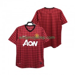 Koszulka Manchester United 2012 2013 Retro Męska Stroje Domowe Krótkie Rękawy