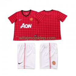 Koszulka Manchester United 2012 2013 Retro Dziecięca Stroje Domowe Krótkie Rękawy