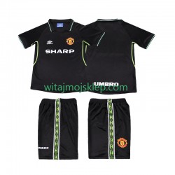 Koszulka Manchester United Retro Dziecięca Trzeci Strój 1998 1999 Krótkie Rękawy