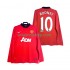 Koszulka Manchester United Rooney 10 2013 2014 Retro Męska Stroje Domowe Długie Rękawy