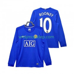 Koszulka Manchester United Rooney 10 2009 Retro Męska Trzeci Strój 2008 Długie Rękawy