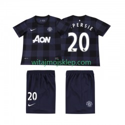 Koszulka Manchester United V PERSIE 20 2013 2014 Retro Dziecięca Stroje Wyjazdowe Krótkie Rękawy